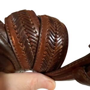 Nocona Men’s Braided Leather Western/Cowboy Work Belt